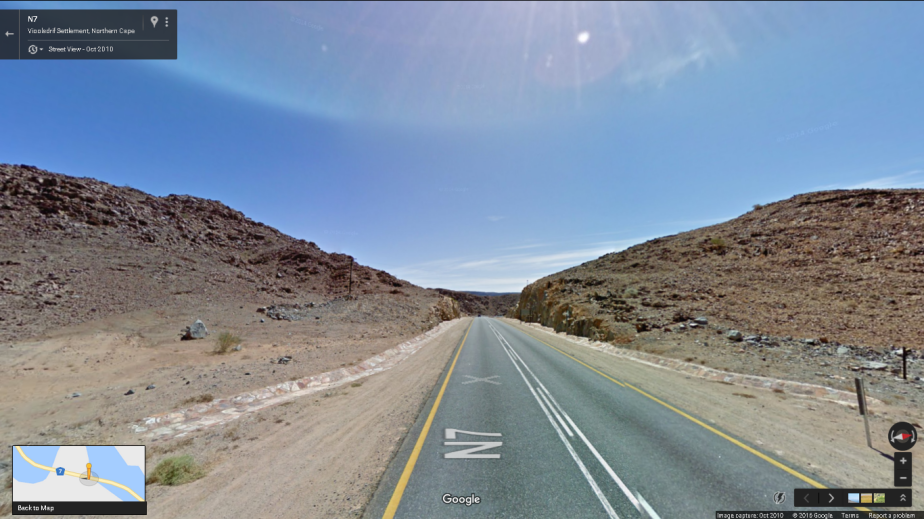 Beautiful road in the north of South Africa